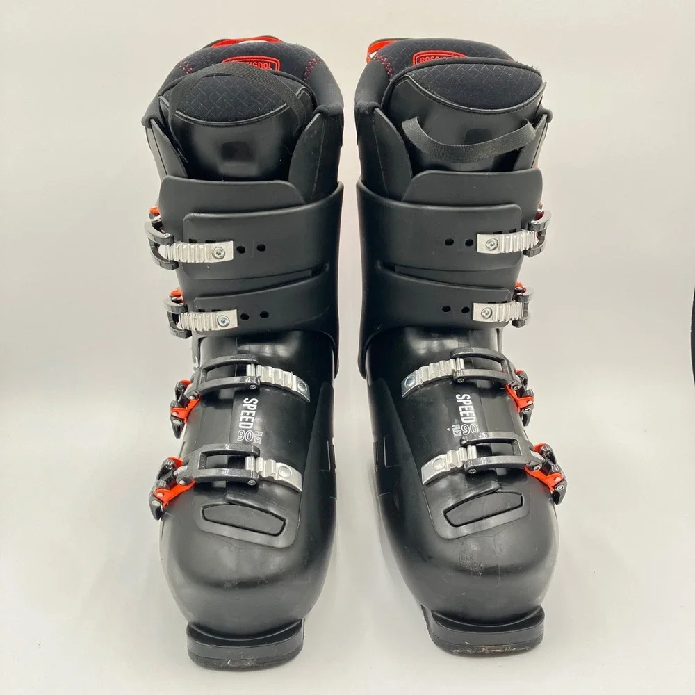 Rossignol Speed 90 Mens Alpine Ski Boots Black Orange Mondo 30.5-31.0 348mm